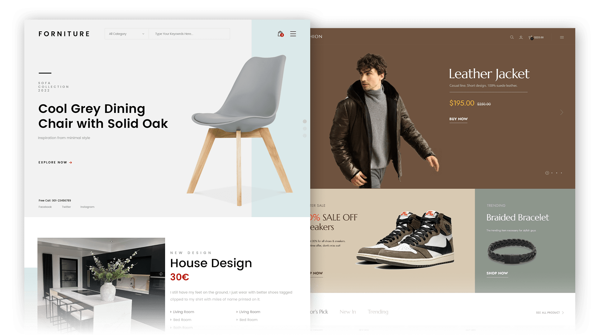 Professional ecommerce store with modern design – e-commerce solution by PortalWeb